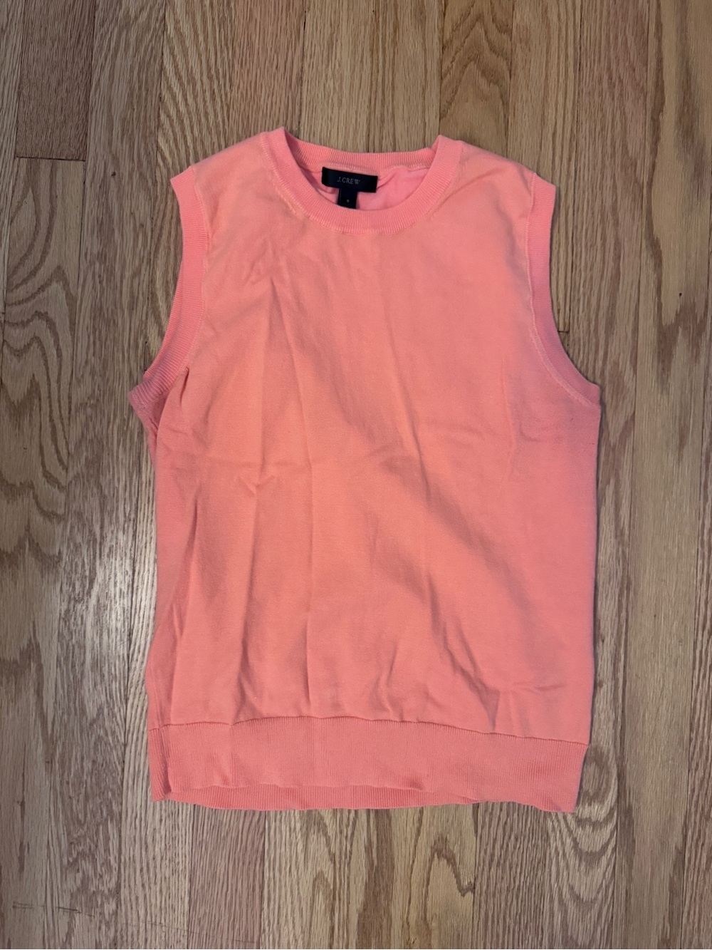J. Crew Sleeveless Sweater Shell - Coral Pink